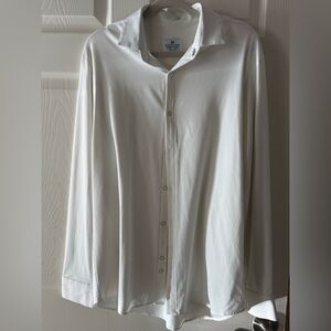 Mizzen+Main Textured White Dress Shirt